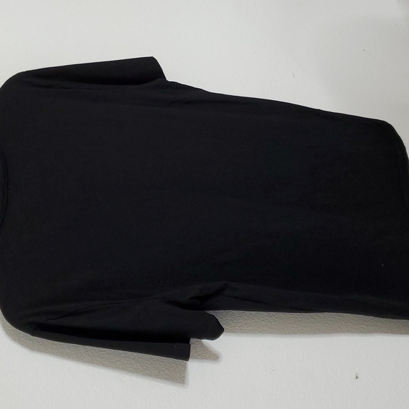 Pavini Men's Black Short Sleeve V-Neck Cotton T-shirt Size M - Picture 4 of 5